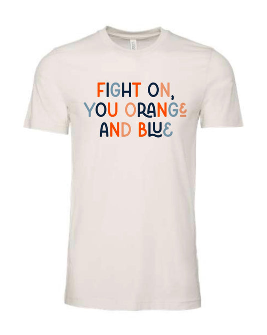 Fight on You Orange and Blue - Women's