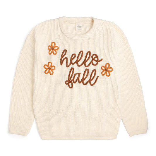 Hello Fall Knit Sweater - Women's