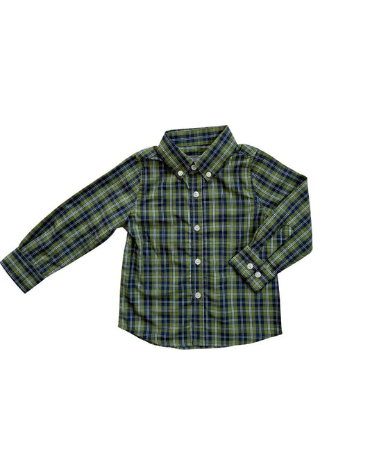 William Shirt - Navy Plaid