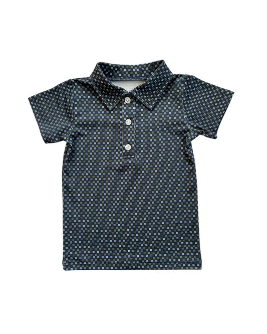 Kyle Polo - Navy Geometric