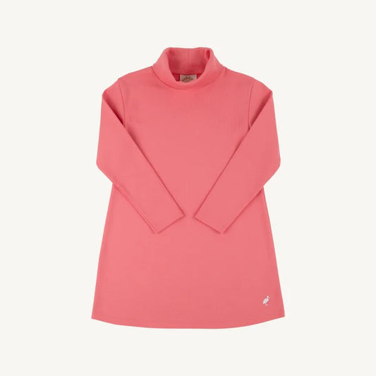 Tatum's Turtleneck Dress - Parrot Cay Coral