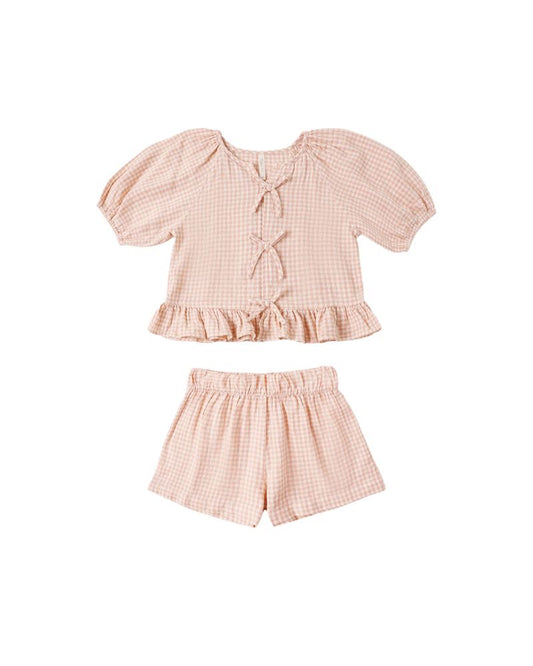 Juniper Set - Pink Gingham