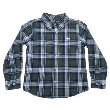 Folly Island Flannel - GREEN PLAID