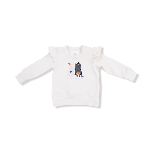 Trick or Treat Ruffle Sweatshirt