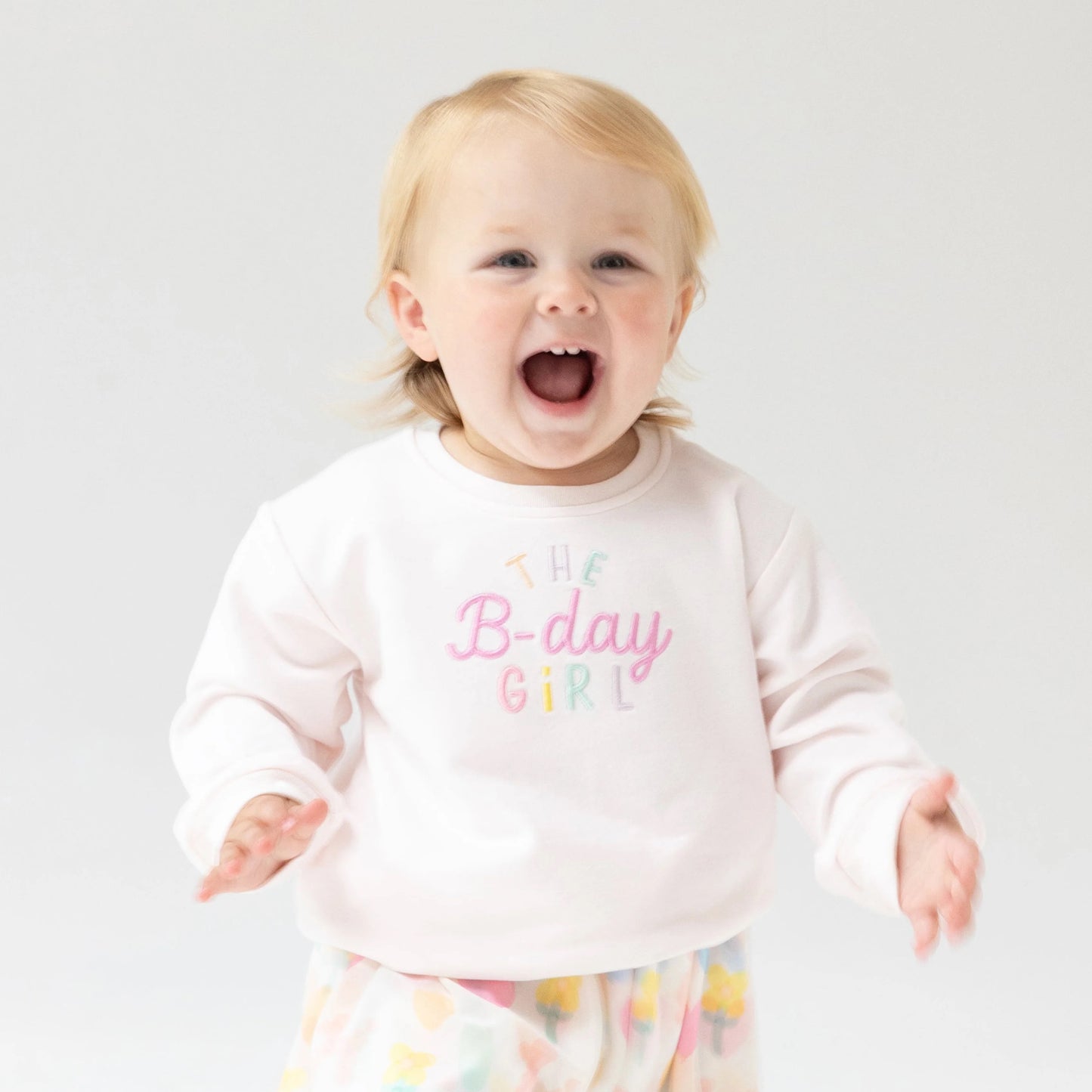 Birthday Girl Embroidered Sweatshirt