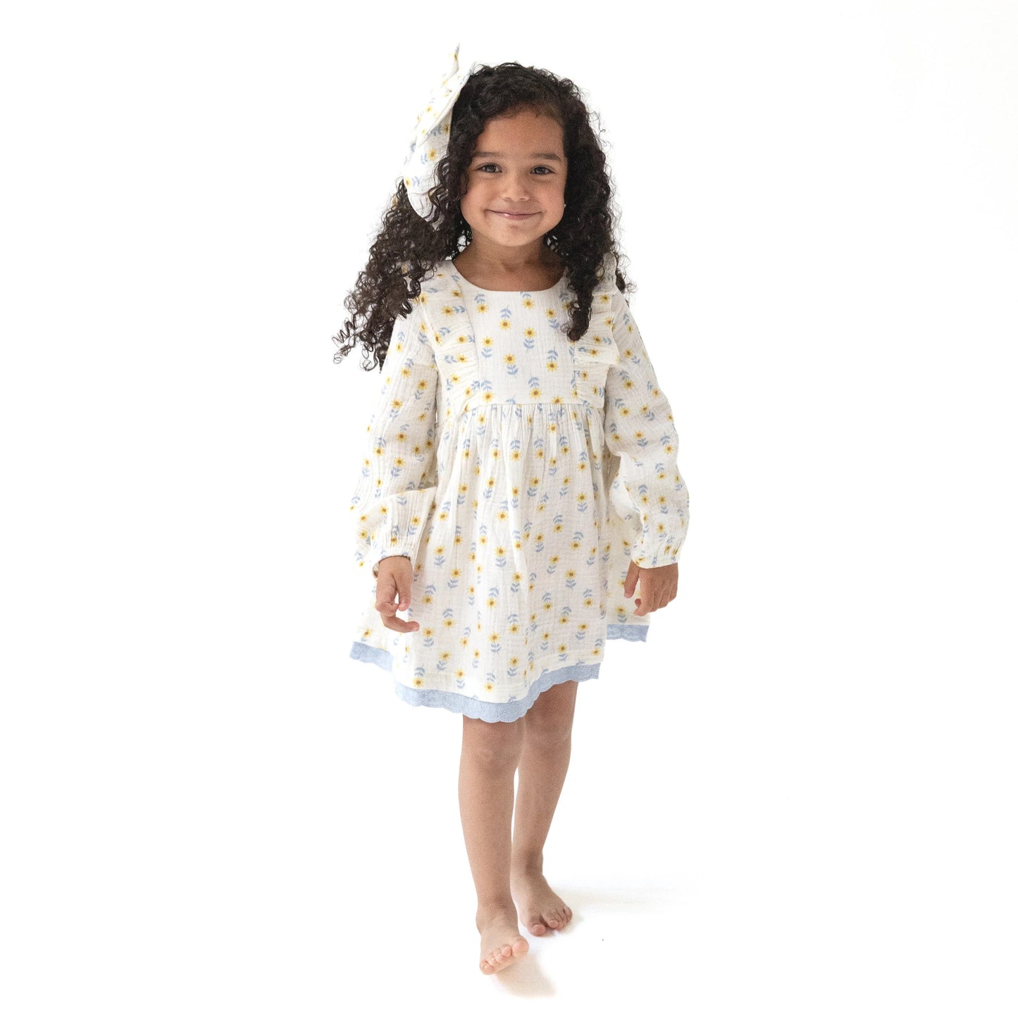 Dress with Legging Set - Western Sunflower