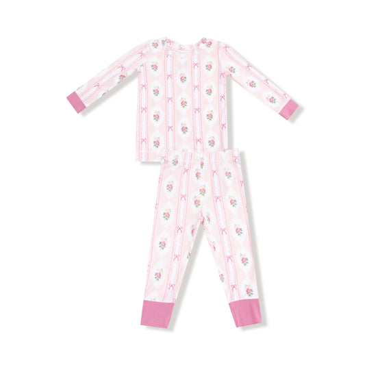 Long Sleeve Loungewear Set - Ogee Floral