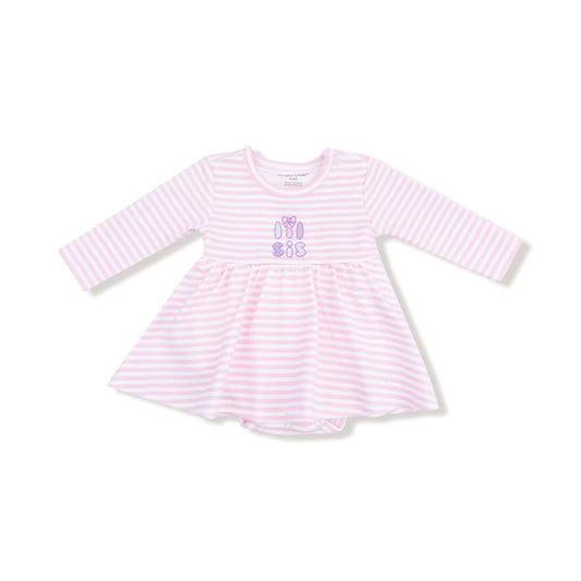 Long Sleeve Play Bodysuit Dress - Lil Sis