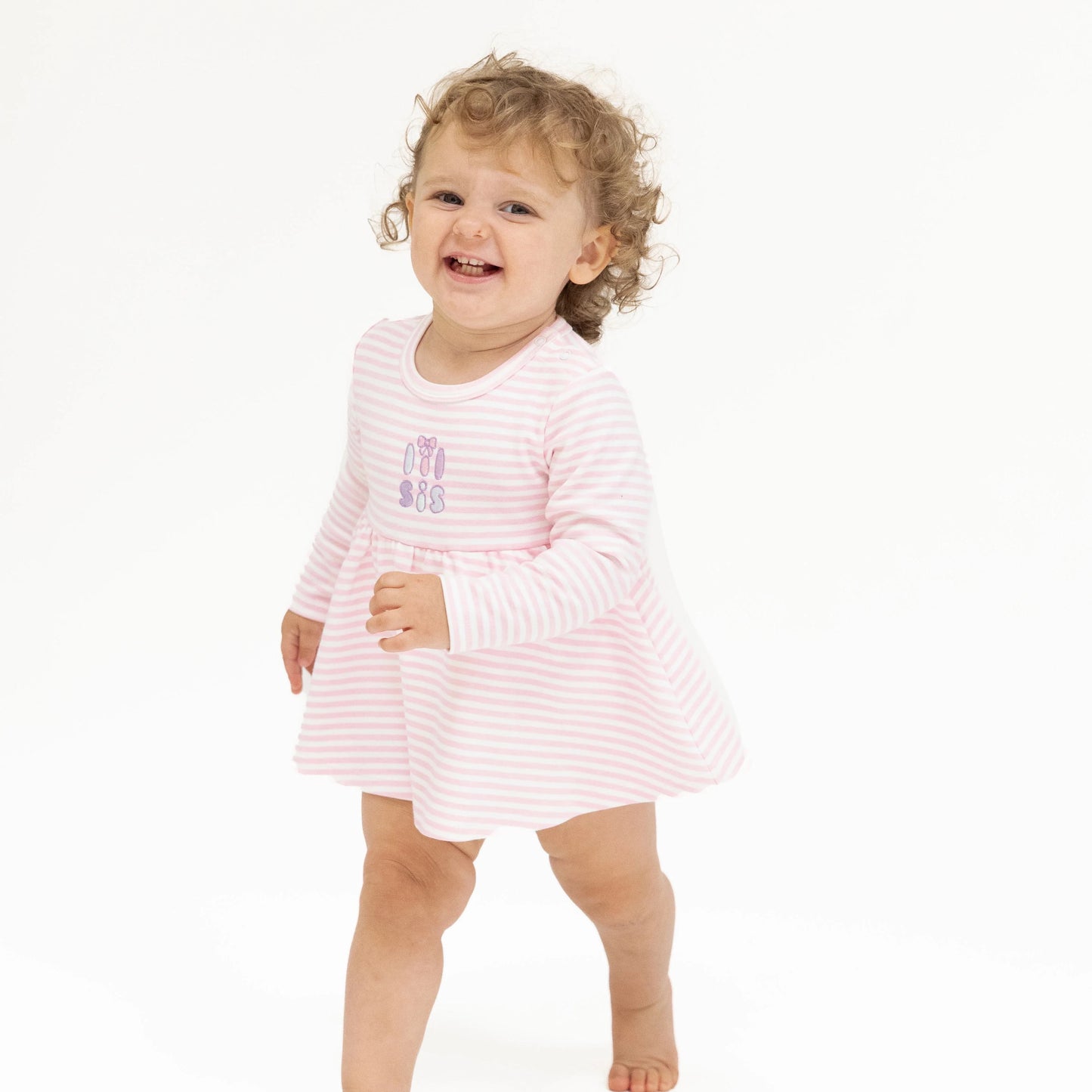 Long Sleeve Play Bodysuit Dress - Lil Sis