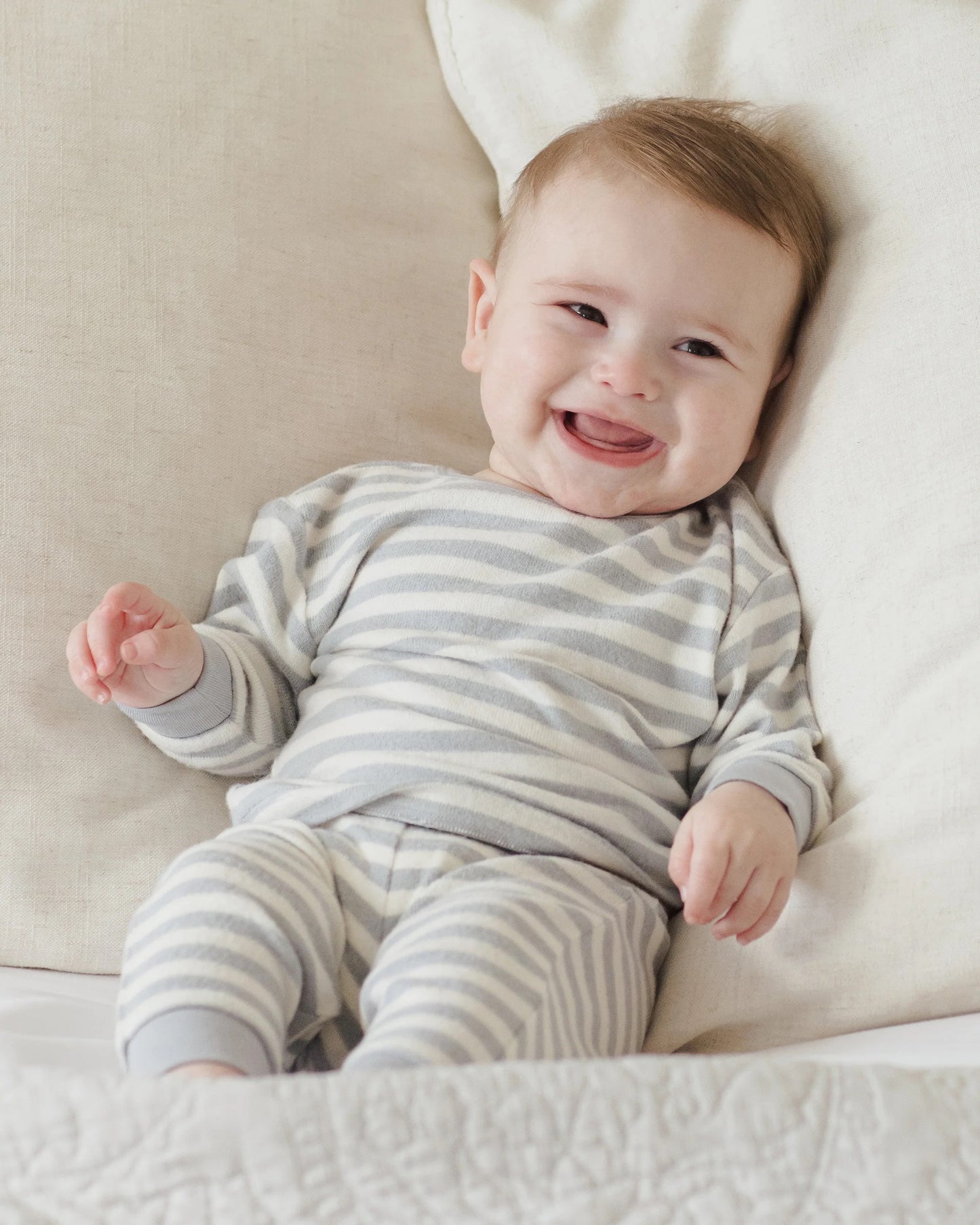 Cozy Set - Blue Stripe