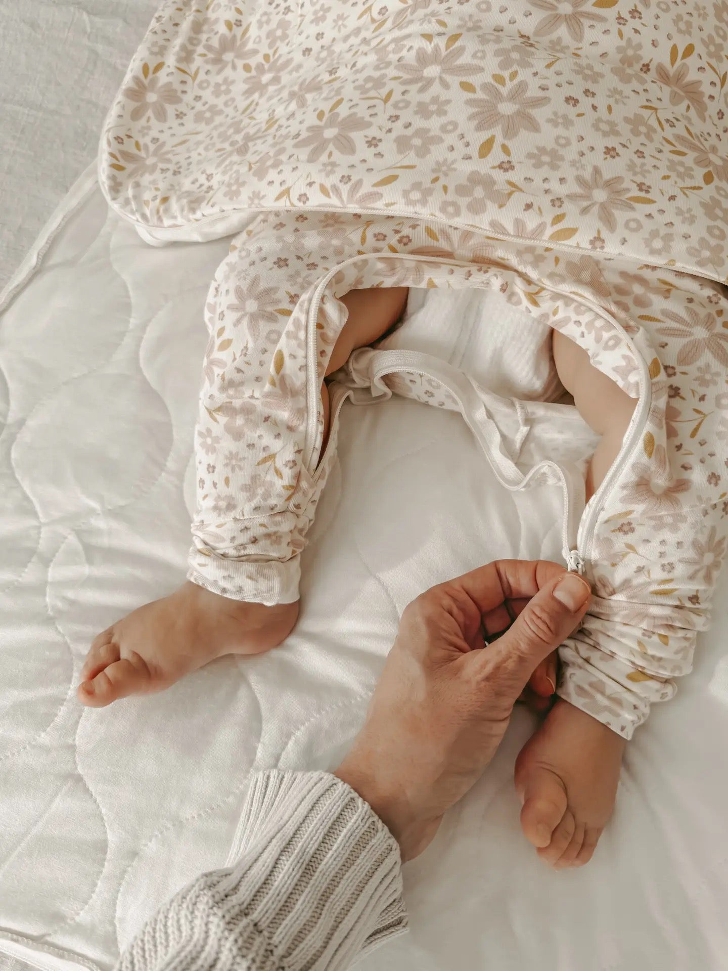 Sleep Bag/ Sleep Bag Swaddle - Eden Print