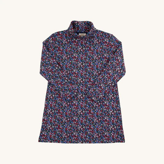 Tatum's Turtleneck Dress - Fairfax Farm Floral