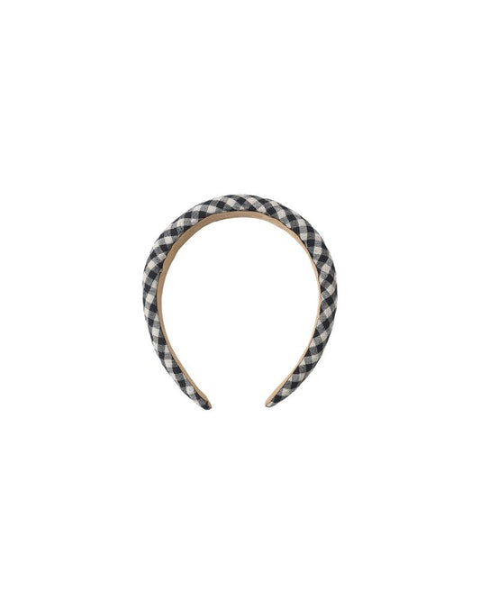 Padded Headband - Black Check