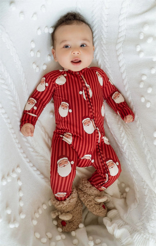 Santa Zipper Romper