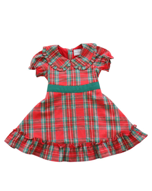 Joelle Dress - Classic Holiday Plaid
