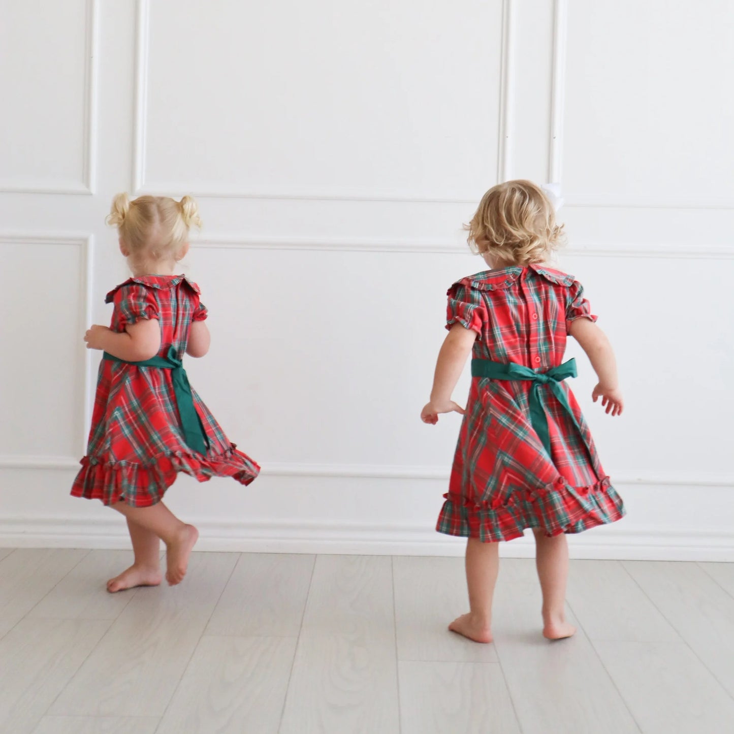 Joelle Dress - Classic Holiday Plaid