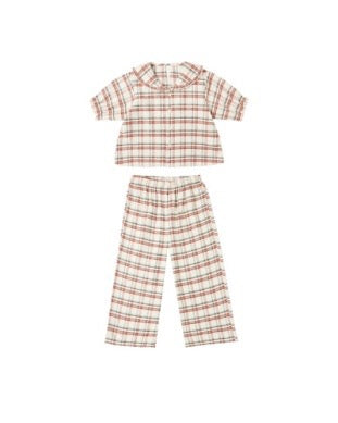 Ruffle Pajama's - Holiday Plaid