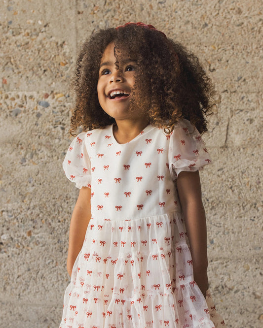 Dottie Dress - Red Bows