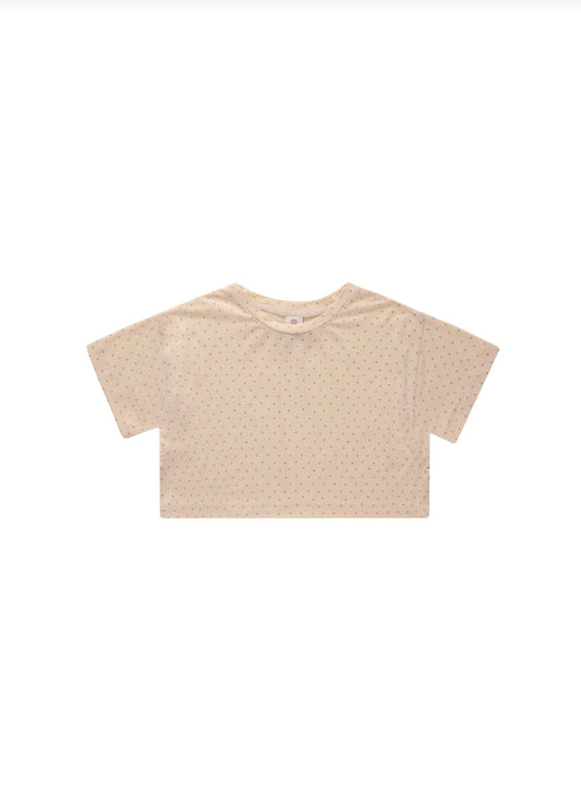Tech Crop Tee - Polka Dot