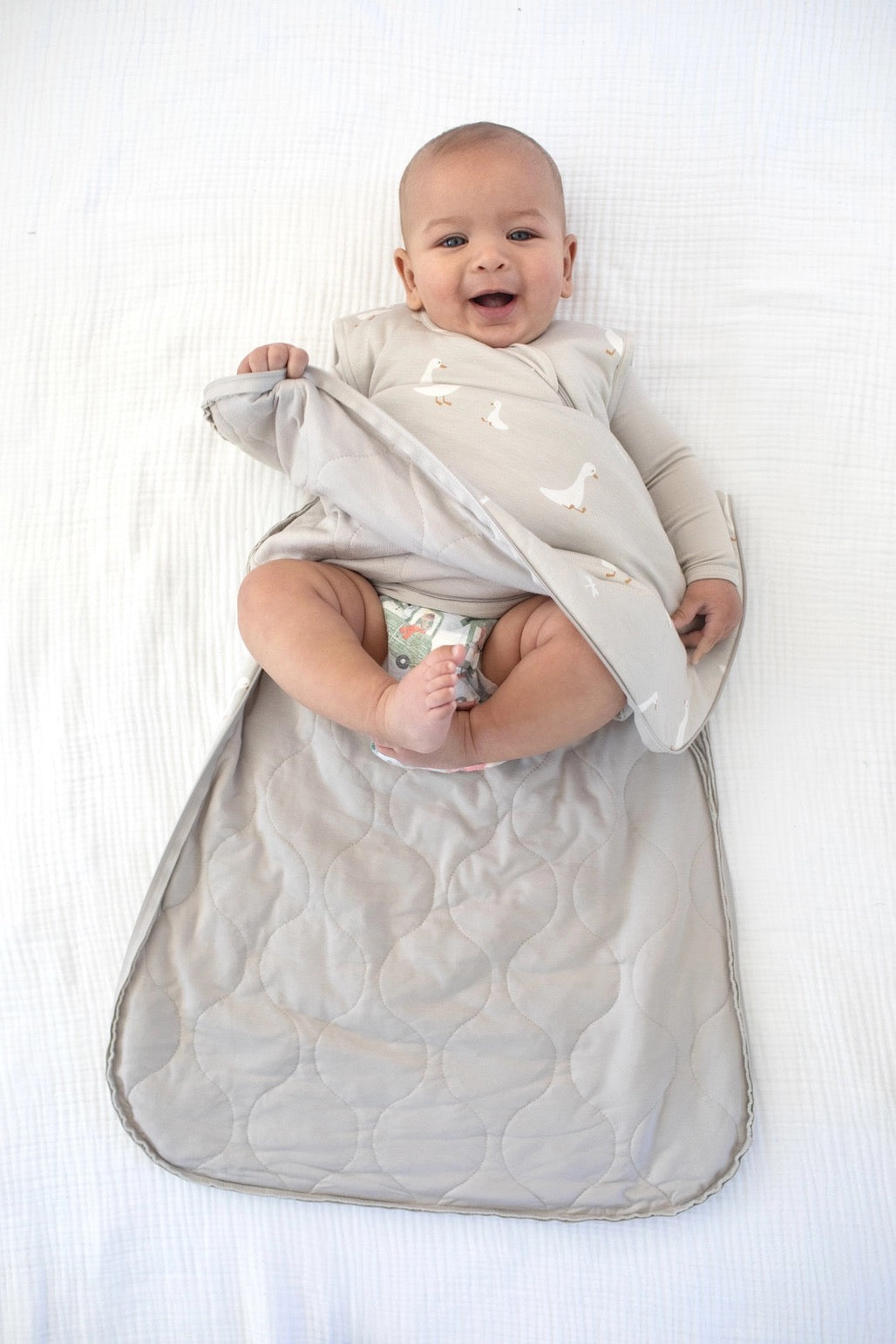 Sleep Bag/ Sleep bag Swaddle - Goose Print