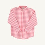 Dean's List Shirt - Parrot Cay Coral Check/