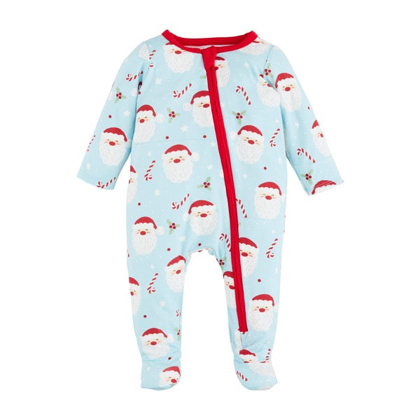 Blue Santa Glow Baby Sleeper