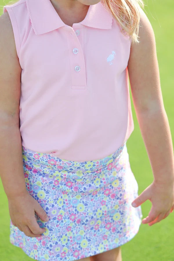 Sleeveless Anna Price Polo - Piew Party Pink