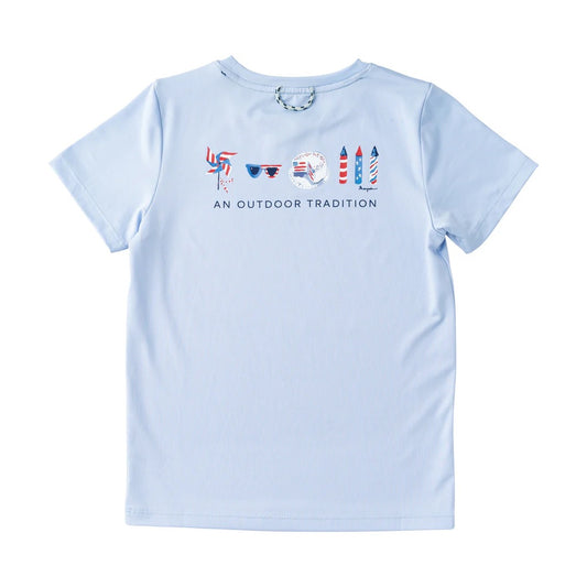 Kids Pro Performance Graphic T-Shirt - Americana Icons
