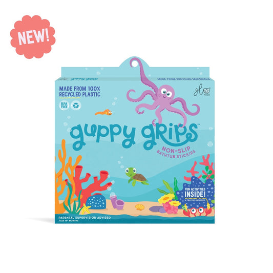 Guppy Grips - non slip bathtub stickers