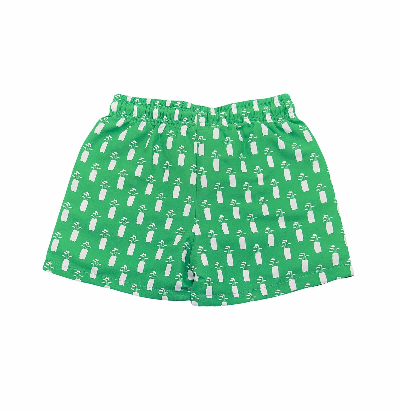 St. Simons Swim Trunk Green Golf Bag Print