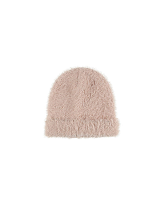 Fuzzy Beanie - Blush