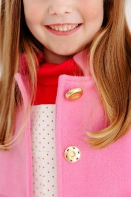 Penelope Peacoat - Hamptons Hot Pink/Richmond Red