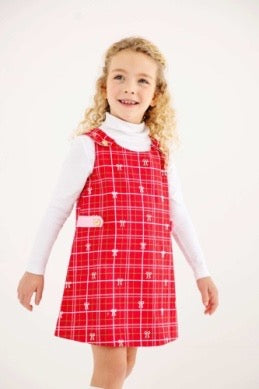 Janie Flannel Jumper - Torrington Tartan/Pier Party Pink