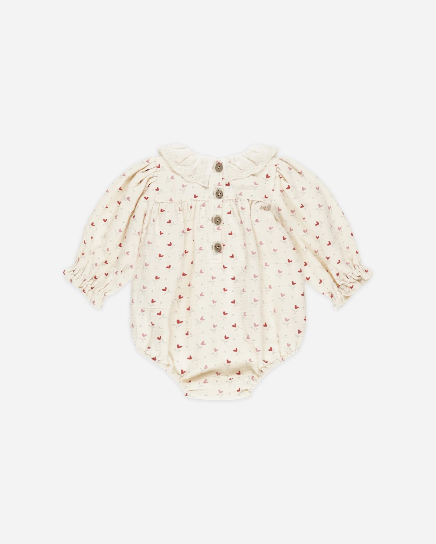 Quincy Mae Callie Heart Ditsy Romper