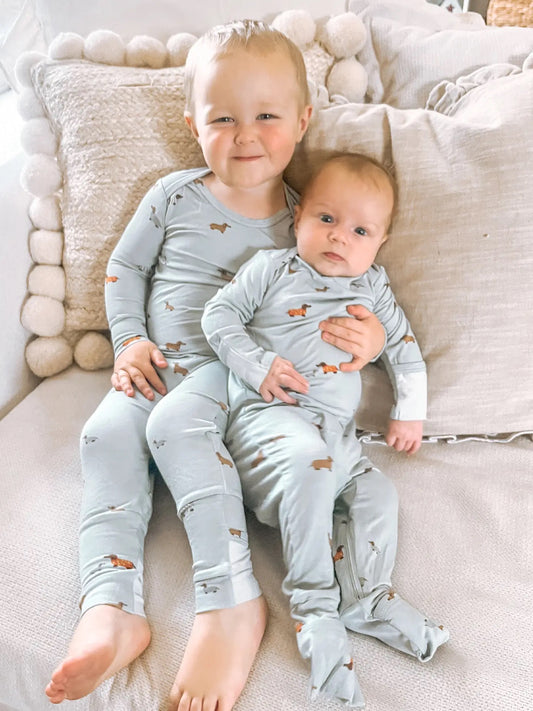Gunamuna Convertible PJ - Blue Woof
