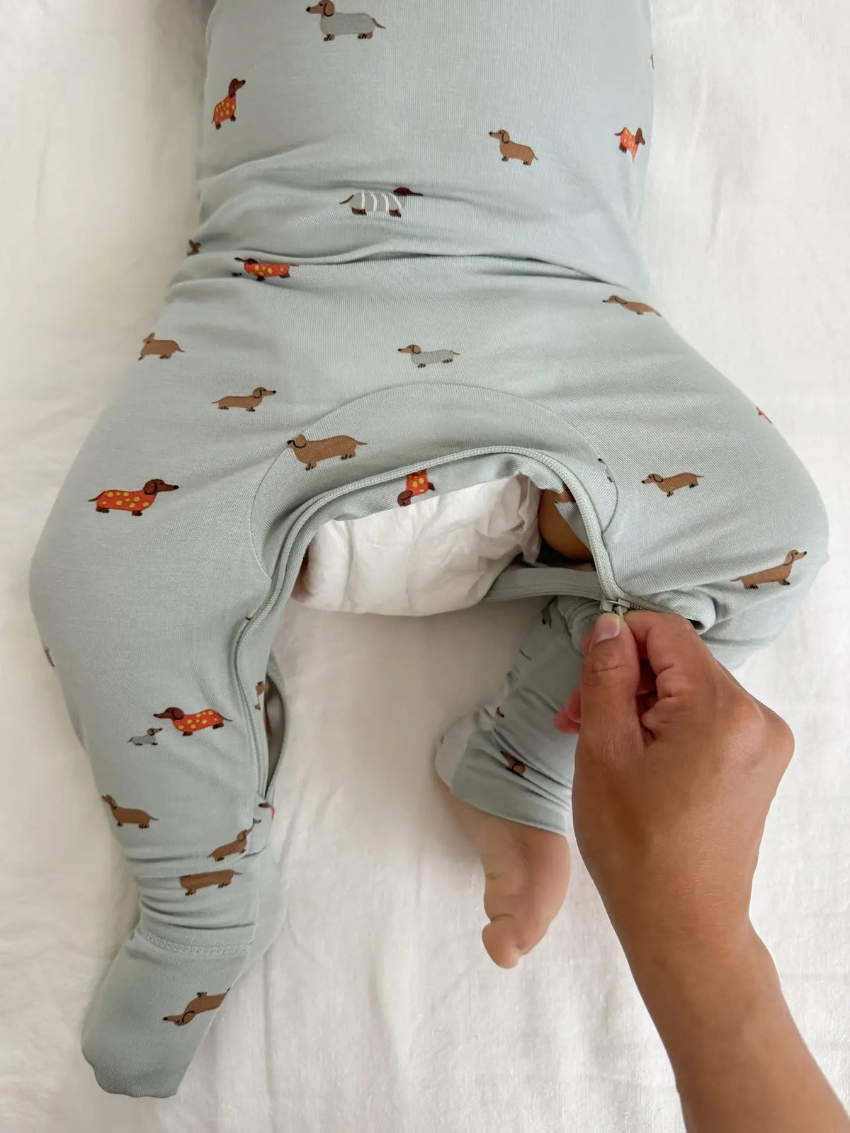 Gunamuna Convertible PJ - Blue Woof
