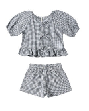 Juniper Set - Marine Gingham