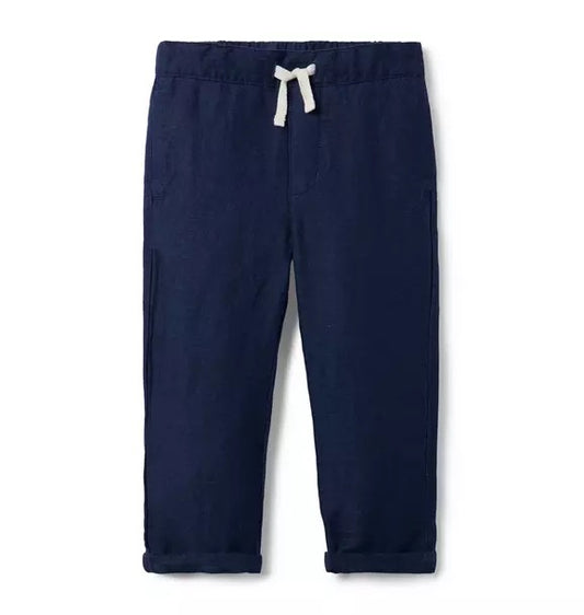 The Linen-Cotton Pull On Pant