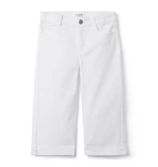 Wide Leg Denim - White