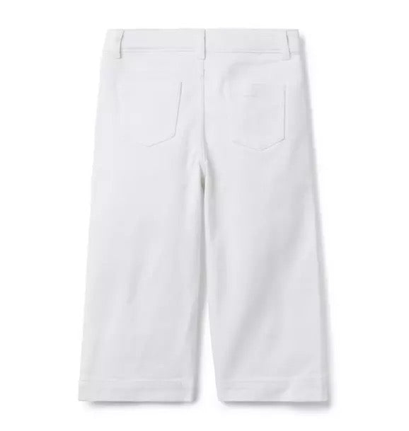 Wide Leg Denim - White