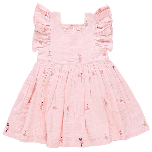 Elsie Dress - Ballerina Embroidery