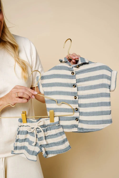 Cloud Muslin Short Set - Lincoln