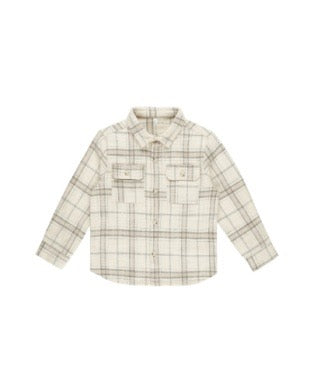 Collard Long Sleeve Shirt - Rustic Plaid