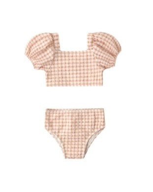 Zippy Two-Piece Swim - Melon Check
