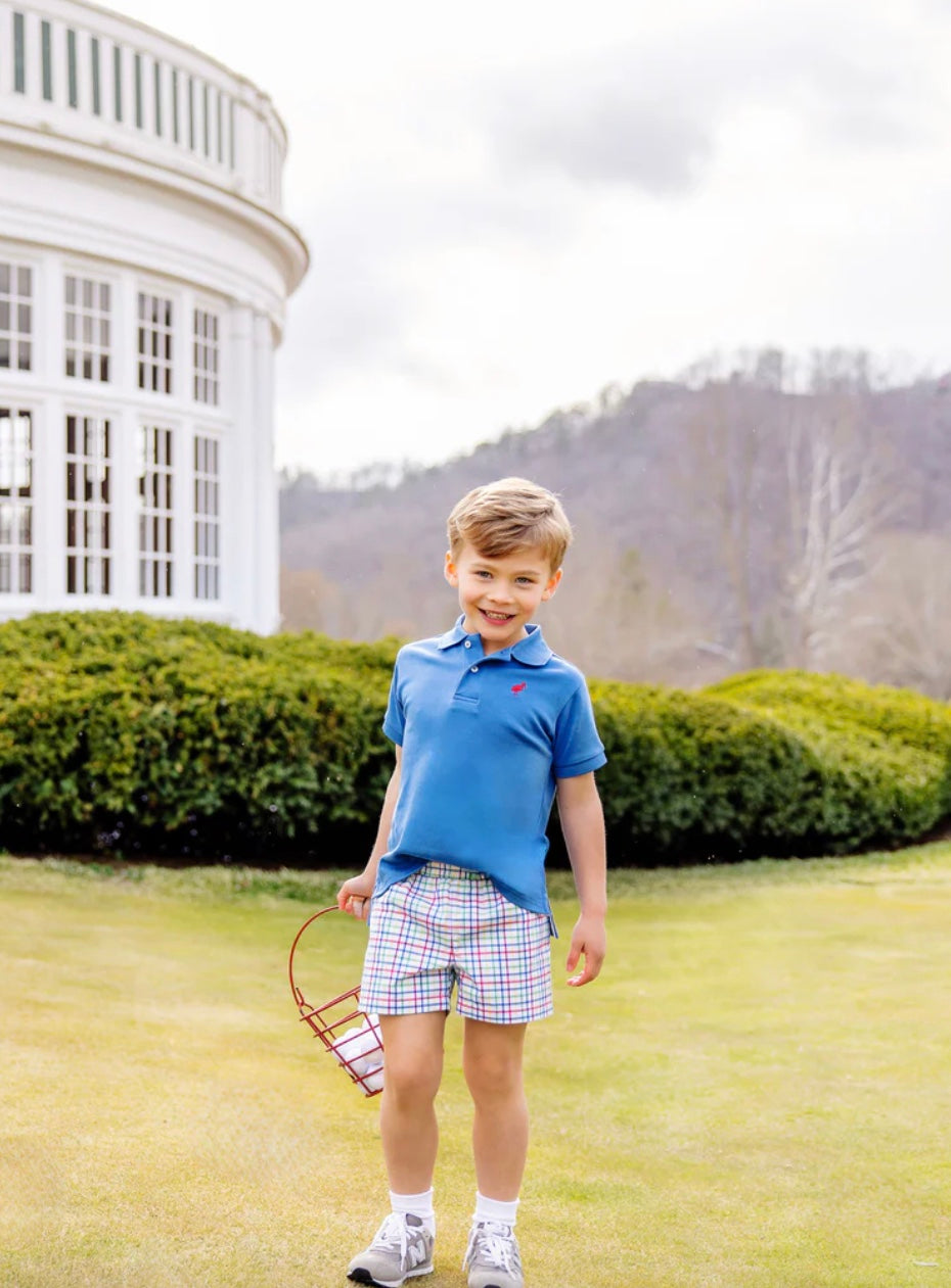 Prim and Proper Polo - Wood Boat Blue