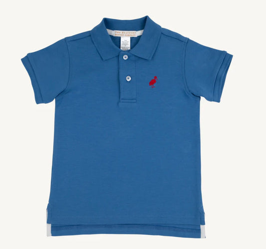 Prim and Proper Polo - Wood Boat Blue