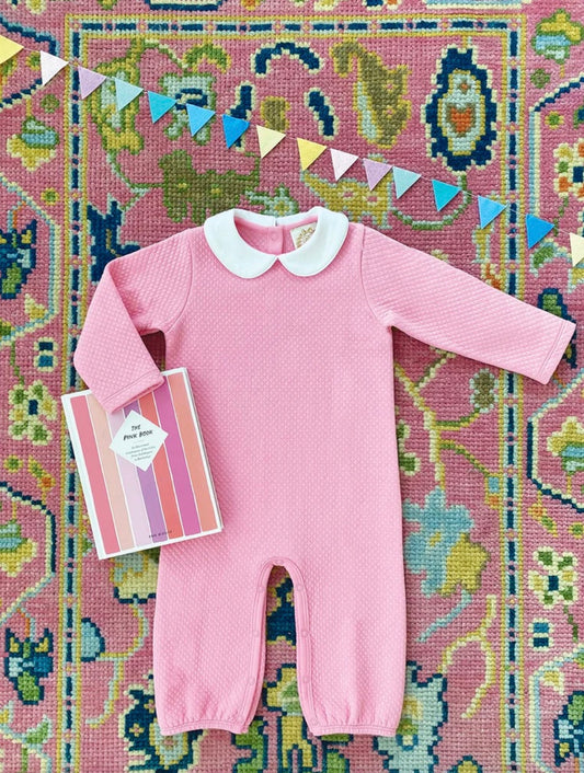 Poppy Dell Playsuit - Quilted - Hamptons Hot Pink