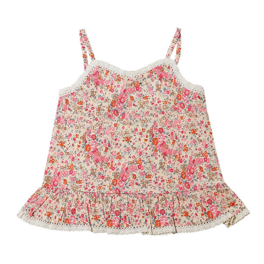 Lilian Tank - Pink Floral