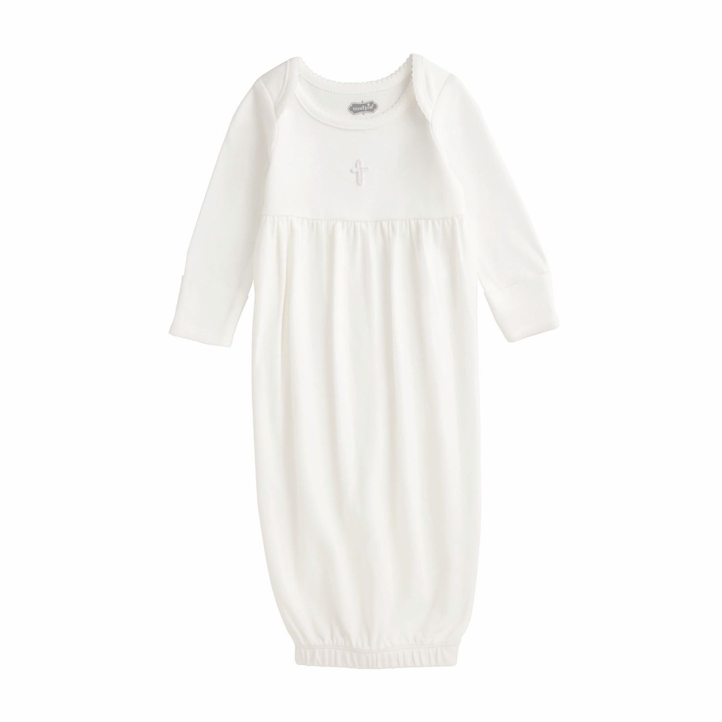 Ivory Crochet Cross Gown