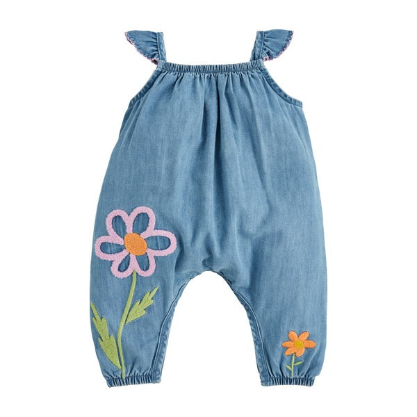 Flower Denim Longall